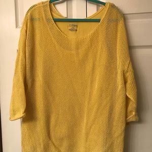 Lane Bryant crochet camisole and sweater